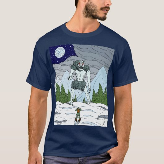 イタクア Weird Horror Art Tシャツ (正面)