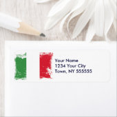 イタグランジリア国旗 ラベル (インサイチュ)