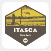 イタスカ州パークミネソタ スクエアシール (正面)