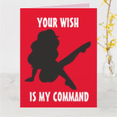 イタズラなバレンタインデーの夫へ　大きなカードを カード (黄色い花)