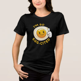 イタズラな卵のTシャツ "卵が大好き!" トライブレンドTシャツ