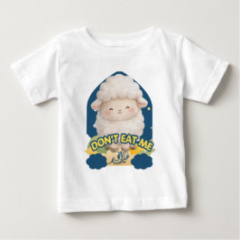 イタズラな「食べないで」イード・アル＝アドハの子供用Tシャツ ベビーTシャツ