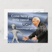 イタズラエイリアン ポストカード (正面/裏面)