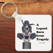 イタチとのキーチェーンコレクションスタイル鍵ラベル キーホルダー (正面)