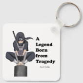 イタチとのキーチェーンコレクションスタイル鍵ラベル キーホルダー (裏面)