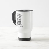 イタチと通勤 Travel Mug トラベルマグ (正面左)