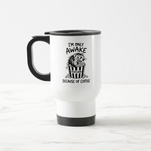 イタチと通勤 Travel Mug トラベルマグ (左)
