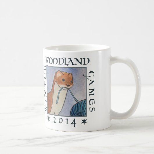 イタチのマグ! コーヒーマグカップ (右)