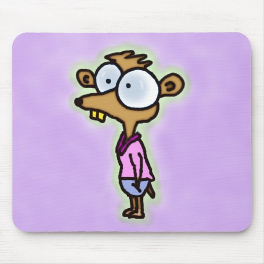 イタチの男の子のマウスパッド マウスパッド (正面)