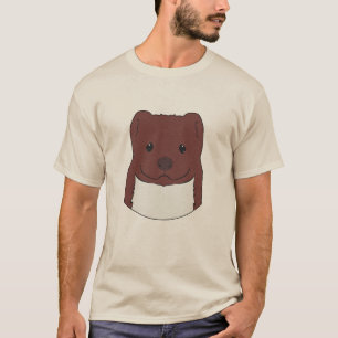 イタチの顔 Tシャツ
