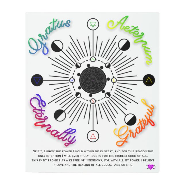 イタチア・エテルヌム・メタル・スタル・プラットフォーム・アート メタルプリント (正面)