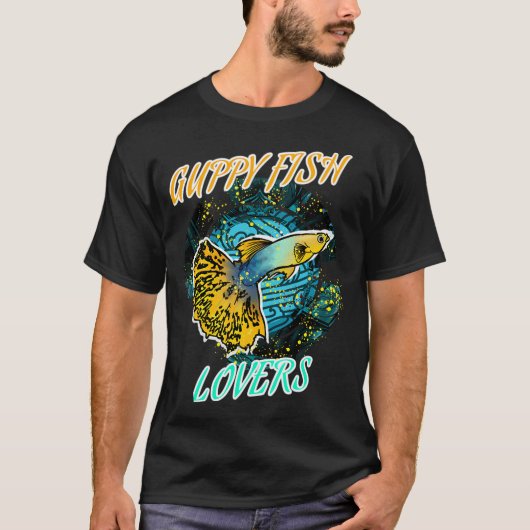 イタチザメを愛して落ち着いて釣りしよう Tシャツ (正面)