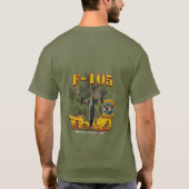 イタチYGBSMが付いているラットのワイシャツ- (暗い色) Tシャツ (裏面)
