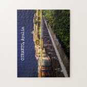 イタパーソナライズされたリアのアプリア、夜のオトラント ジグソーパズル (縦)