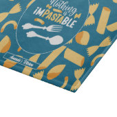 イタリおもしろいアレトロパスタパタイタリアンーパターン カッティングボード (角)