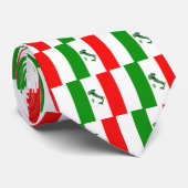 イタリアおよびイタリアンな旗の地図 ネクタイ (ロール)