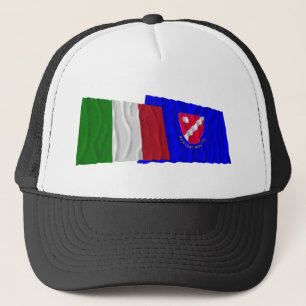 イタリアおよびモリーゼ州の振る旗 キャップ