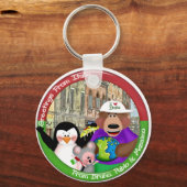 イタリアからの挨拶 キーホルダー (正面)