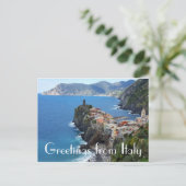 イタリアからの挨拶 ポストカード (スタンド正面)