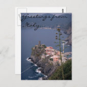 イタリアからの挨拶… ポストカード (正面/裏面)