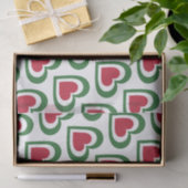 イタリアかイタリア語によって旗インスパイアハート 薄葉紙 (ギフト)