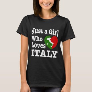 イタリアが大好きな女の子 Tシャツ