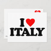 イタリアが大好き ポストカード (正面/裏面)