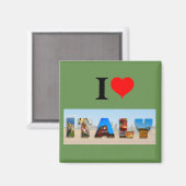イタリアが大好き マグネット (正面/裏面)