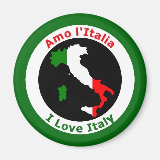 イタリアが大好き マグネット (正面)