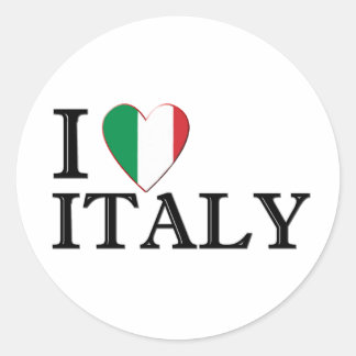 イタリアが大好き ラウンドシール