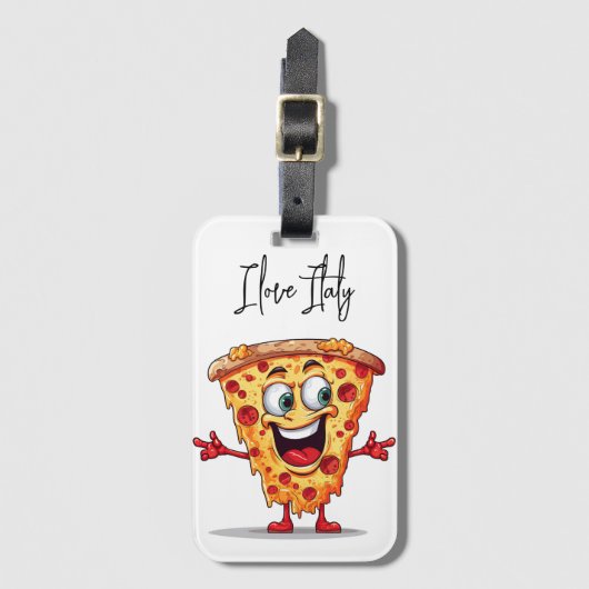 イタリアが大好き ラゲッジタグ (正面縦)