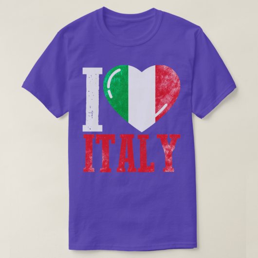 イタリアが大好き Tシャツ (デザイン正面)