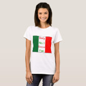 イタリアで一番人気のサッカーファン Tシャツ (正面フル)