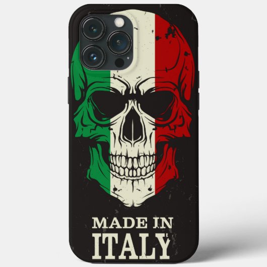 イタリアで作られたイタリア緑のiPhoneケースメイト Case-Mate iPhoneケース (裏面)