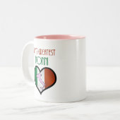 イタリアで最も素晴らしいNonni ツートーンマグカップ (正面左)