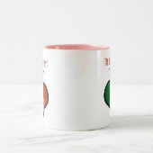 イタリアで最も素晴らしいNonni ツートーンマグカップ (中央)