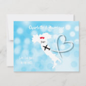 イタリアで結婚式 ウェディング デスティネーション 保存日付 セーブザデート (正面)