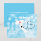 イタリアで結婚式 ウェディング デスティネーション Save The Date セーブザデート (正面/裏面)