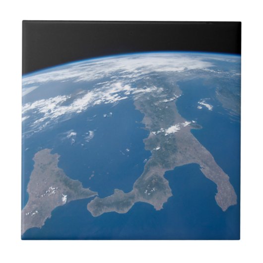 イタリアとその島シチリア。 タイル (正面)