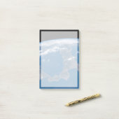 イタリアとその島シチリア。 ポストイット (デスク上)