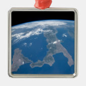 イタリアとその島シチリア。 メタルオーナメント (正面)