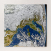 イタリアとアドリア海。 ジグソーパズル (横)