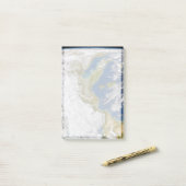 イタリアとアドリア海。 ポストイット (デスク上)