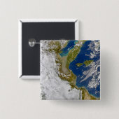 イタリアとアドリア海。 缶バッジ (正面&裏面)