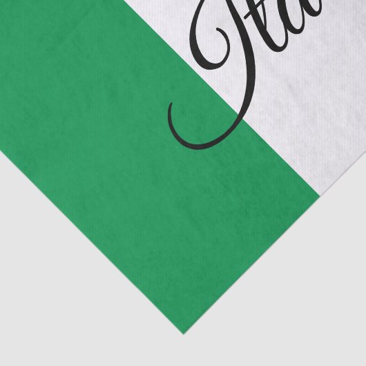 イタリアとイタリアン国旗のティッシュペーパー/ファッション文字 薄葉紙 (詳細)