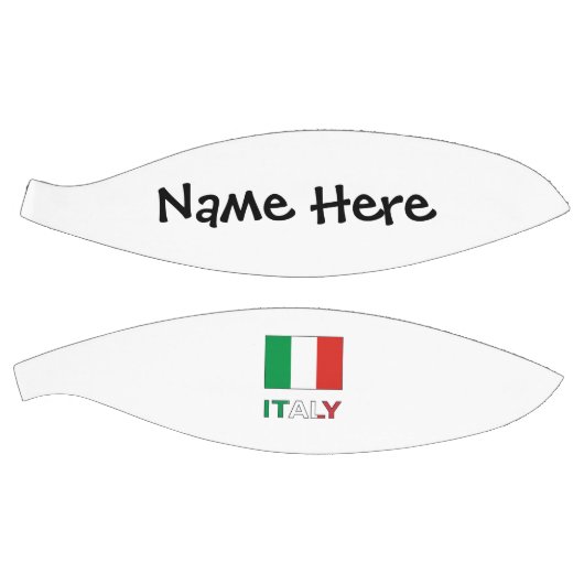 イタリアとイタリア国旗にあなたの名前 バスケットボール (パネル)