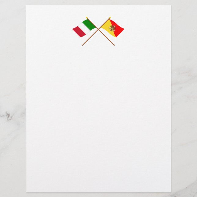 イタリアとシチリアは国旗を越えた (正面)