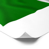 イタリアとシチリア国旗 ポスター (角)