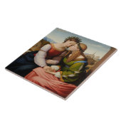 イタリアとドイツ（姉妹としてのイタリアとドイツ） タイル (側面)