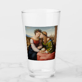 イタリアとドイツ（姉妹としてのイタリアとドイツ） タンブラーグラス